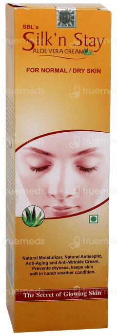 Sbl Silk N Stay Aloe Vera For Normal/Dry Skin Cream 100Gm